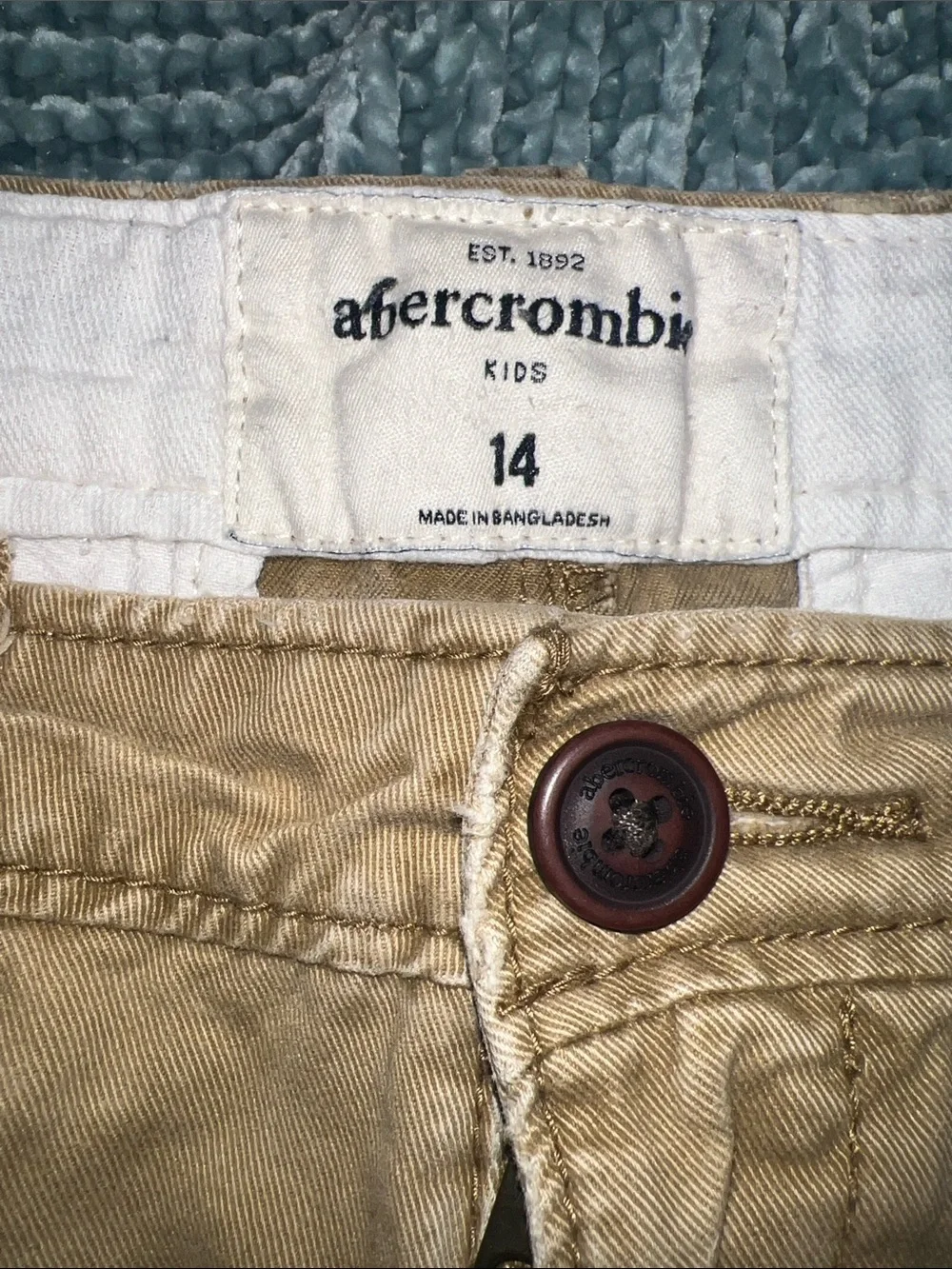 Abercrombie & Fitch Kids Tan Chinos(14)